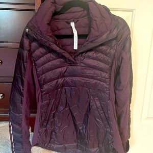 Lululemon burgundy winter running/outdoor jacket